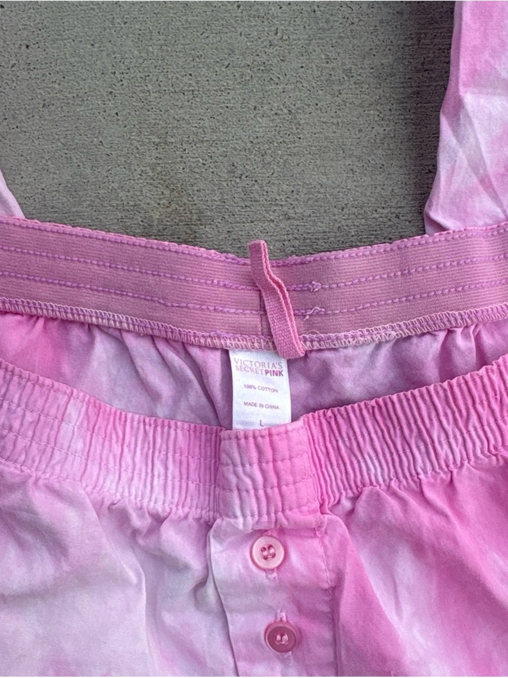 PINK Victoria's Secret Pink Tie-Dye pajamas pants